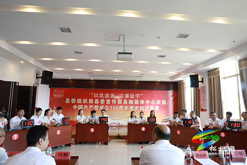 以比鼓勁 以賽促學(xué)——縣委組織部縣委宣傳部縣融媒體中心聯(lián)合舉辦黨史知識(shí)競(jìng)賽