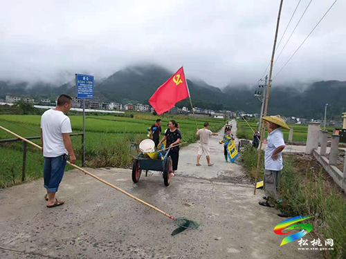【我為群眾辦實(shí)事】普覺(jué)鎮(zhèn)：黨員干部樹(shù)模范村莊環(huán)境換新顏