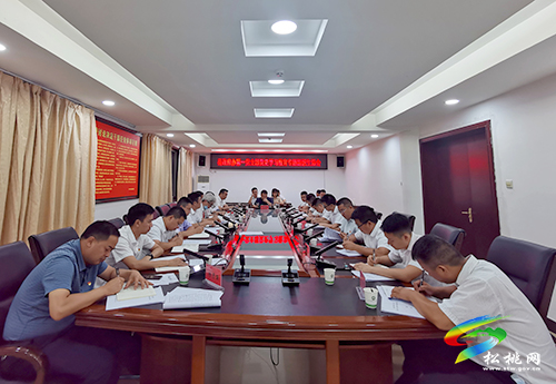 吳廷友以普通黨員身份參加縣政府辦第一黨支部黨史學習教育專題組織生活會