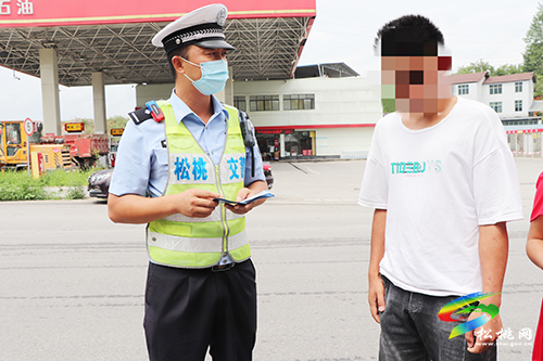 松桃交警大隊扎實開展摩托車電動車專項整治行動