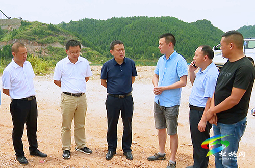 龍群躍調(diào)研錳污染治理工作