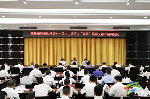 松桃苗族自治縣第十一屆村（社區(qū)）“兩委”換屆工作專(zhuān)題調(diào)度會(huì)召開(kāi)