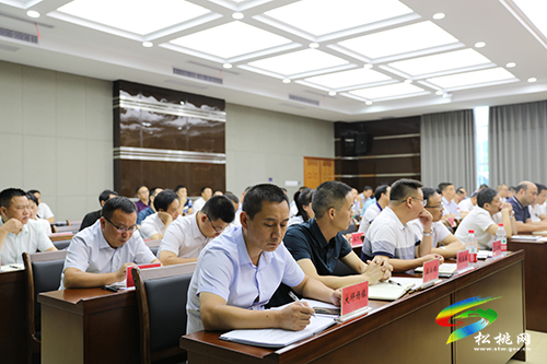 省生態(tài)環(huán)境保護(hù)督察問題整改“回頭看”及錳污染專項(xiàng)督察組督察松桃現(xiàn)場(chǎng)反饋問題工作部署會(huì)召開