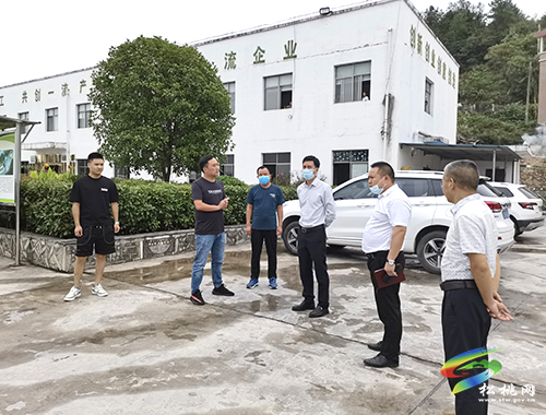 黃沛民到松桃嘟嘟食品有限公司調研