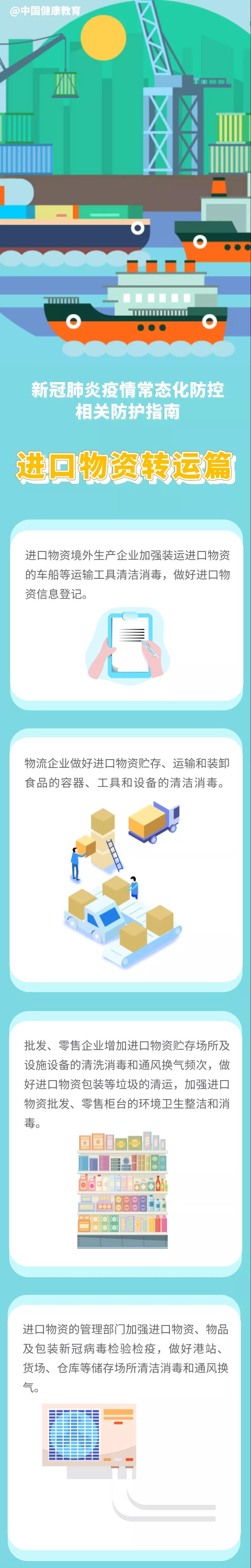 新冠肺炎疫情常態(tài)化防控防護(hù)指南之進(jìn)口物資轉(zhuǎn)運(yùn)篇