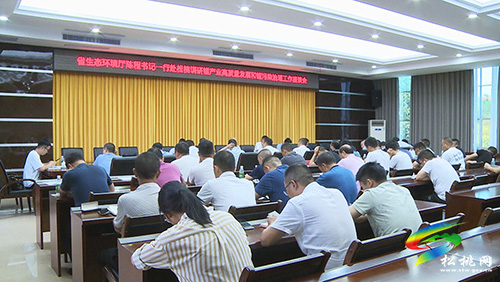 ​陳程一行到松調研錳產業(yè)高質量發(fā)展和錳污染治理工作
