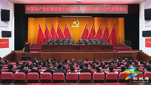 ​中國共產(chǎn)黨松桃苗族自治縣第十四次代表大會代表培訓會召開