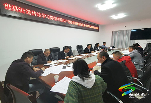 世昌街道傳達學(xué)習(xí)貫徹縣第十四次黨代會精神