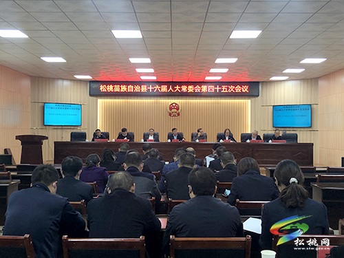 松桃苗族自治縣第十六屆人大常委會(huì)第四十五次會(huì)議召開
