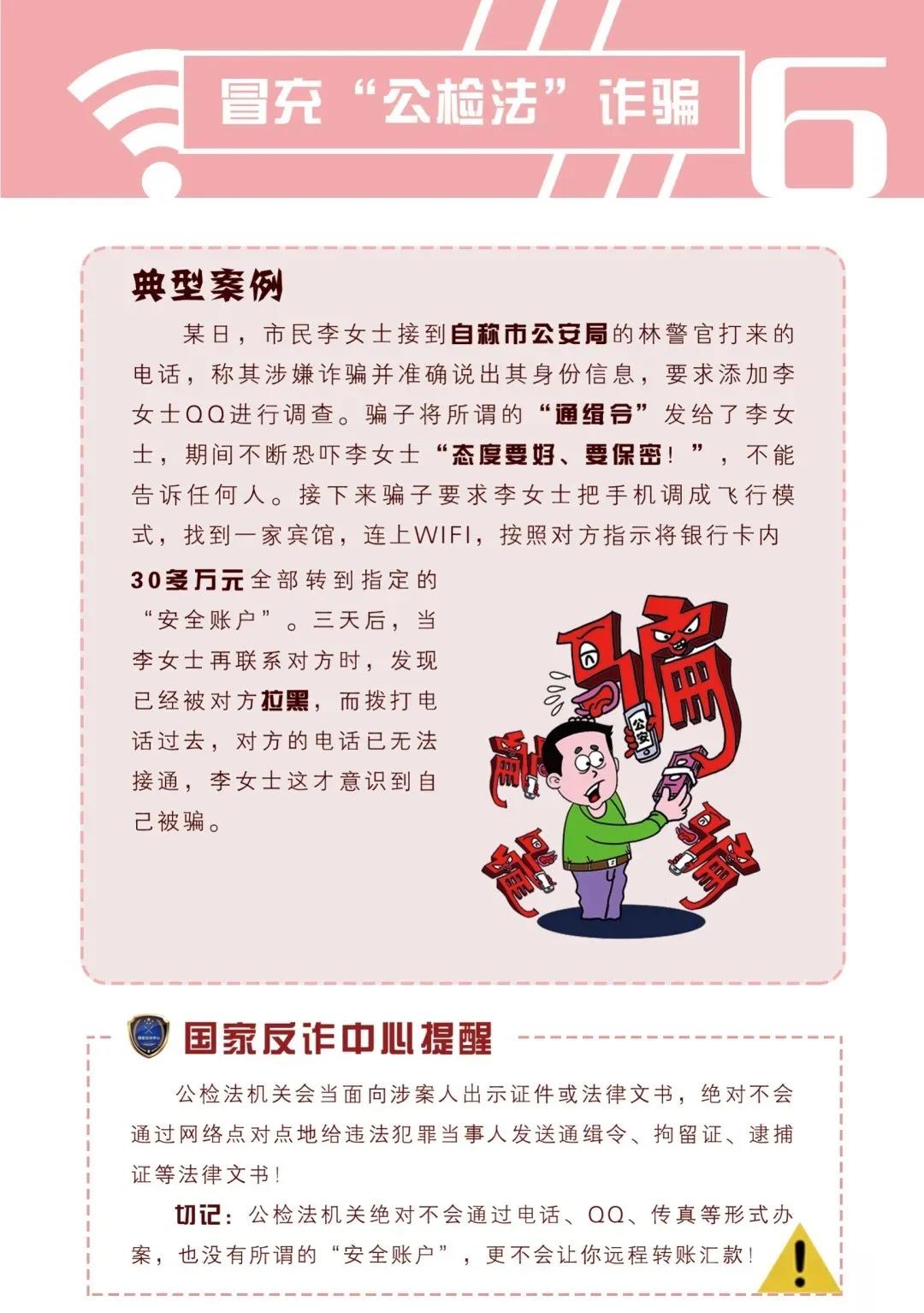 防范電信網(wǎng)絡(luò)詐騙宣傳手冊(cè)（六）