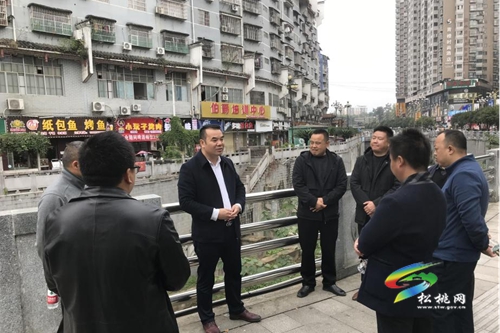 吳峰到南門河巡河