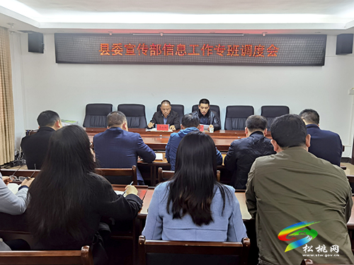 縣委宣傳部信息專班工作調(diào)度會(huì)召開(kāi)