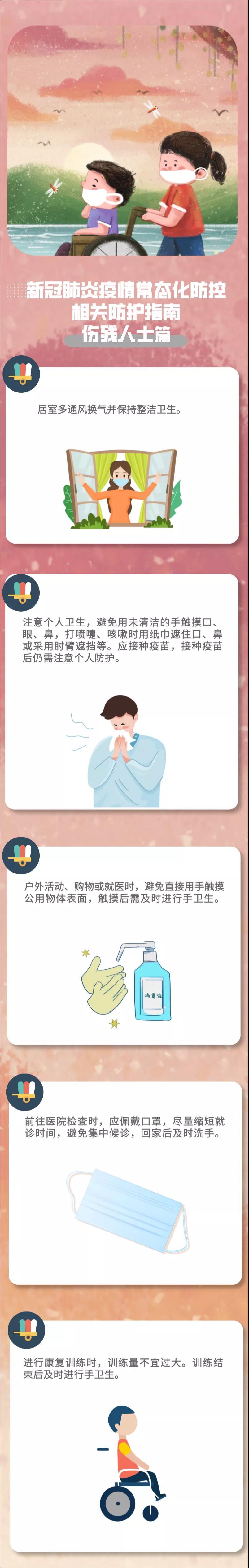 新冠肺炎疫情常態(tài)化防控防護(hù)指南之傷殘人士篇