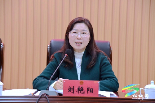 劉艷陽來松桃宣講中央人大工作會議精神