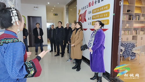 銅仁市全國文明城市創(chuàng)建中心工作組到松桃指導新時代文明實踐工作