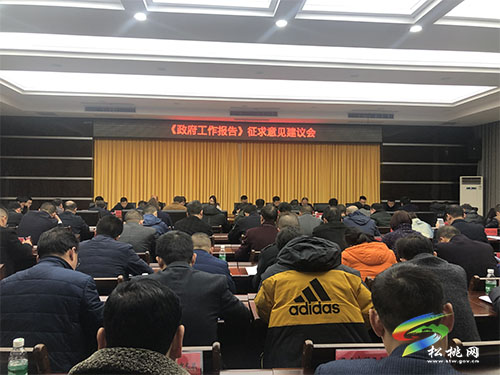 松桃召開《政府工作報告》征求意見建議會