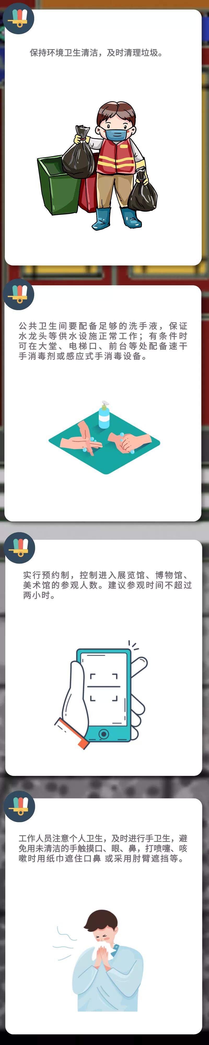新冠肺炎疫情常態(tài)化防控防護(hù)指南之展覽館、博物館、美術(shù)館篇