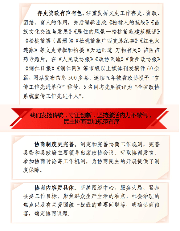 【聚焦“兩會”】一圖看懂中國人民政治協(xié)商會議第十五屆松桃苗族自治縣委員會第一次會議常委會工作報告