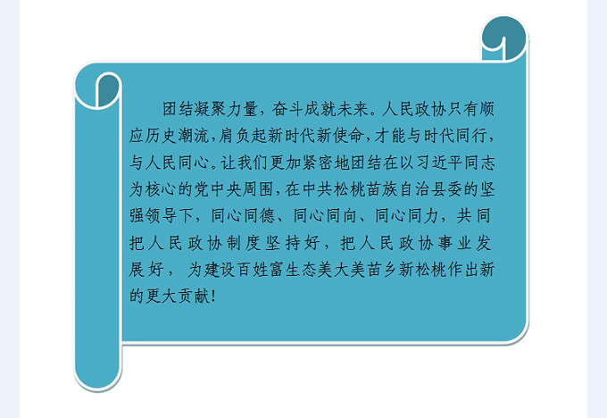 【聚焦“兩會”】一圖看懂中國人民政治協(xié)商會議第十五屆松桃苗族自治縣委員會第一次會議常委會工作報告