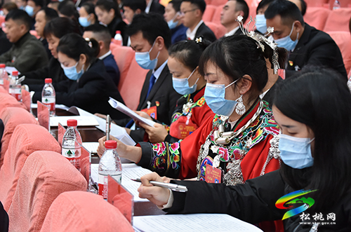 松桃苗族自治縣第十七屆人民代表大會第一次會議第二次全體會議召開
