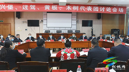 ​【聚焦“兩會”】受鼓舞　表決心——人大各代表團開展分組討論