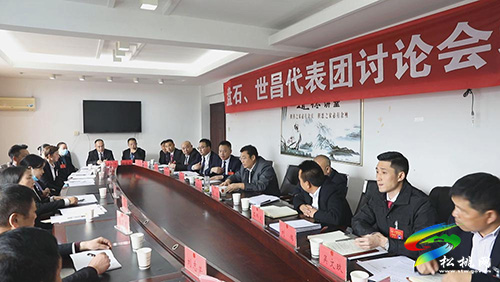 ​【聚焦“兩會”】受鼓舞　表決心——人大各代表團開展分組討論