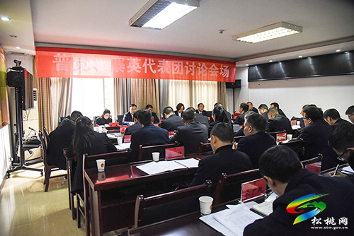 ​【聚焦“兩會”】受鼓舞　表決心——人大各代表團開展分組討論