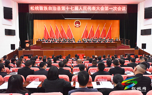 松桃苗族自治縣第十七屆人民代表大會(huì)第一次會(huì)議第三次全體會(huì)議召開
