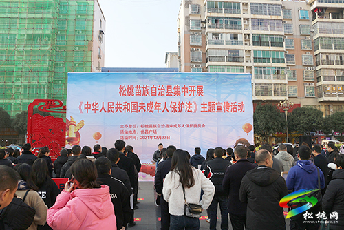 ​ 松桃集中開展《中華人民共和國未成年人保護法》主題宣傳活動