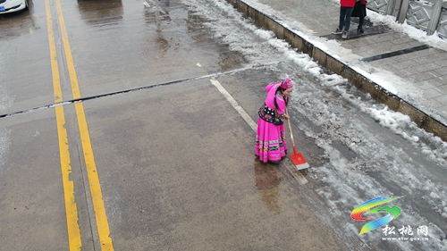 松桃公路管理段開展抗雪凝保暢通志愿服務(wù)活動(dòng)