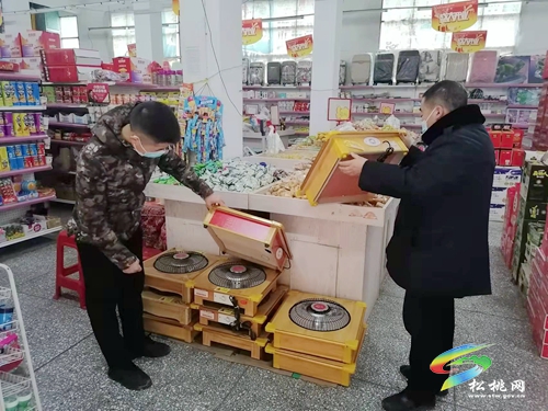 松桃： 冬季消防宣傳不松勁