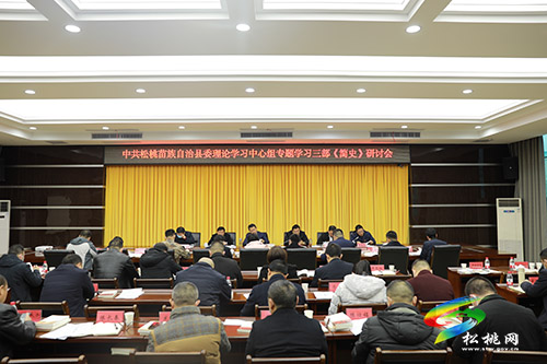 中共松桃苗族自治縣委理論學(xué)習(xí)中心組召開專題學(xué)習(xí)三部《簡史》研討會