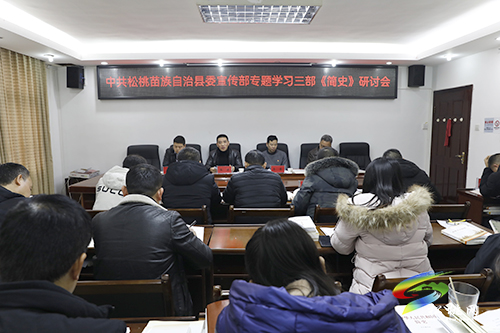 縣委宣傳部召開專題學(xué)習(xí)三部《簡史》研討會
