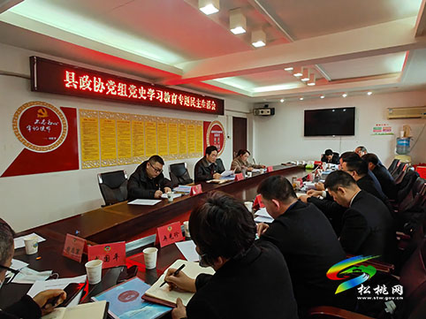 ​縣政協(xié)黨組召開(kāi)黨史學(xué)習(xí)教育專題民主生活會(huì)