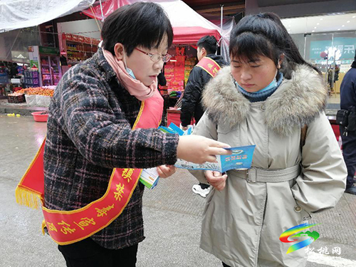 盤信鎮(zhèn)開展春節(jié)前法治安全宣傳活動