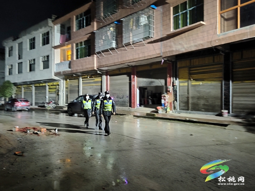 沙壩河鄉(xiāng)：節(jié)前護平安，最美夜巡人