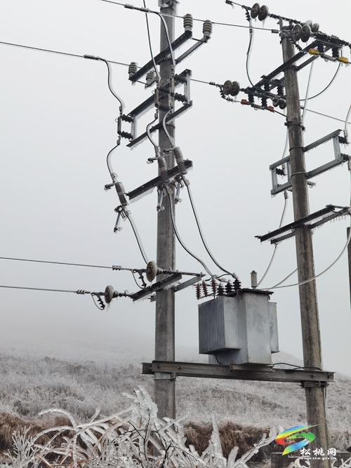 松桃：應(yīng)對(duì)低溫雪凝天氣 線路融冰保供電