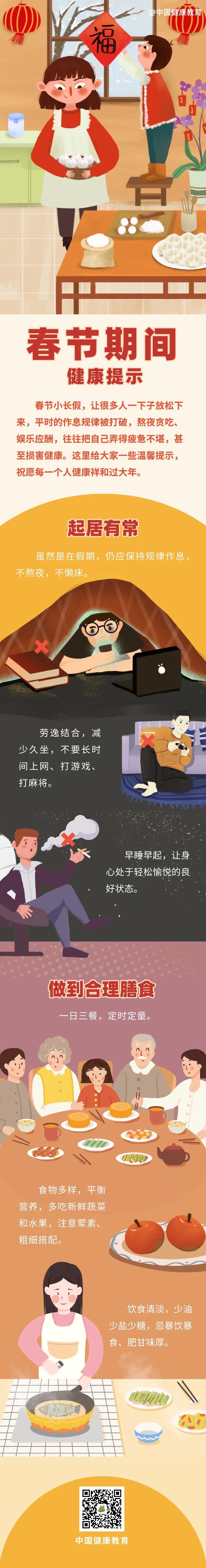 春節(jié)期間 健康提示