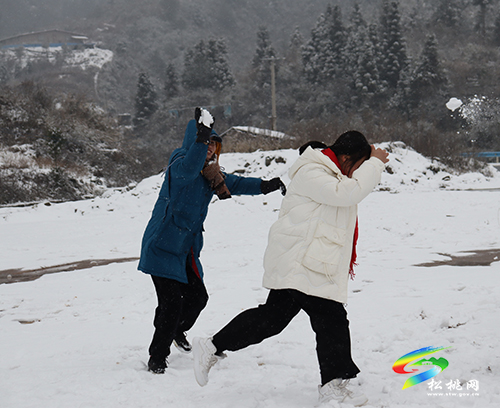 【新春走基層】松桃紅石林：雪景迎游客，歡樂過新春