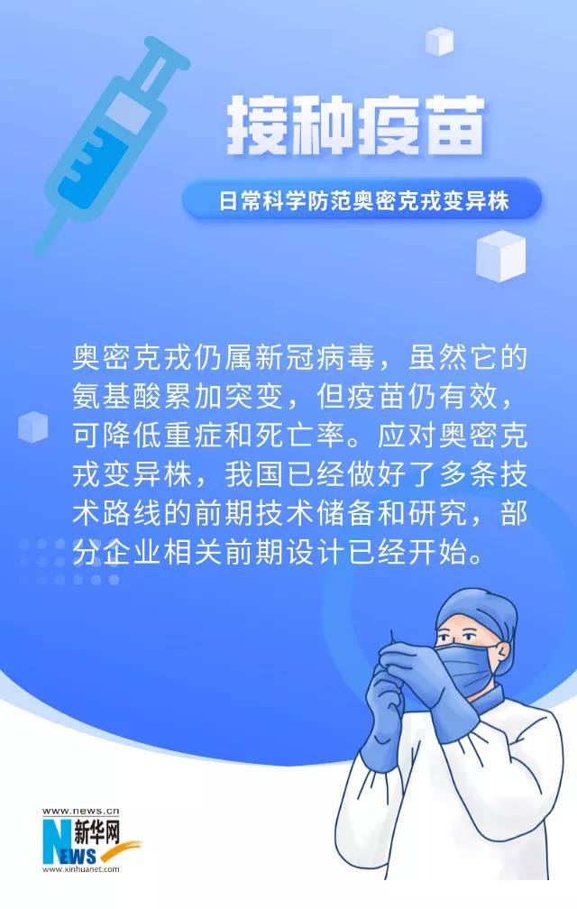日常這樣防范奧密克戎