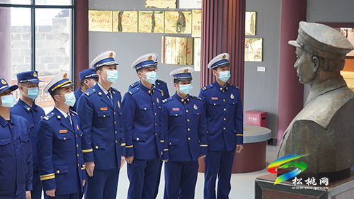 “不忘來時路 奮進新征程”--縣消防救援大隊開展愛國主義主題教育活動