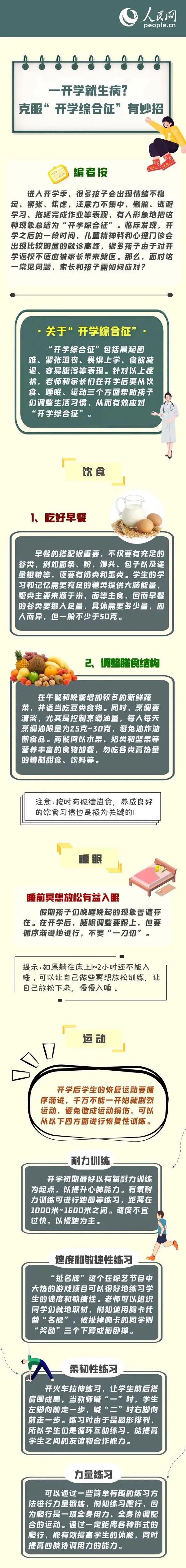 一開學(xué)就生??？克服“開學(xué)綜合征”有妙招！