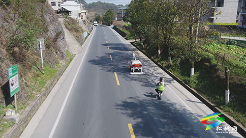 ​為公路智能“把脈”,全市首例在松桃