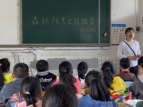 寨英鎮(zhèn)教育系統(tǒng)多舉措開展“森林防火”知識宣傳