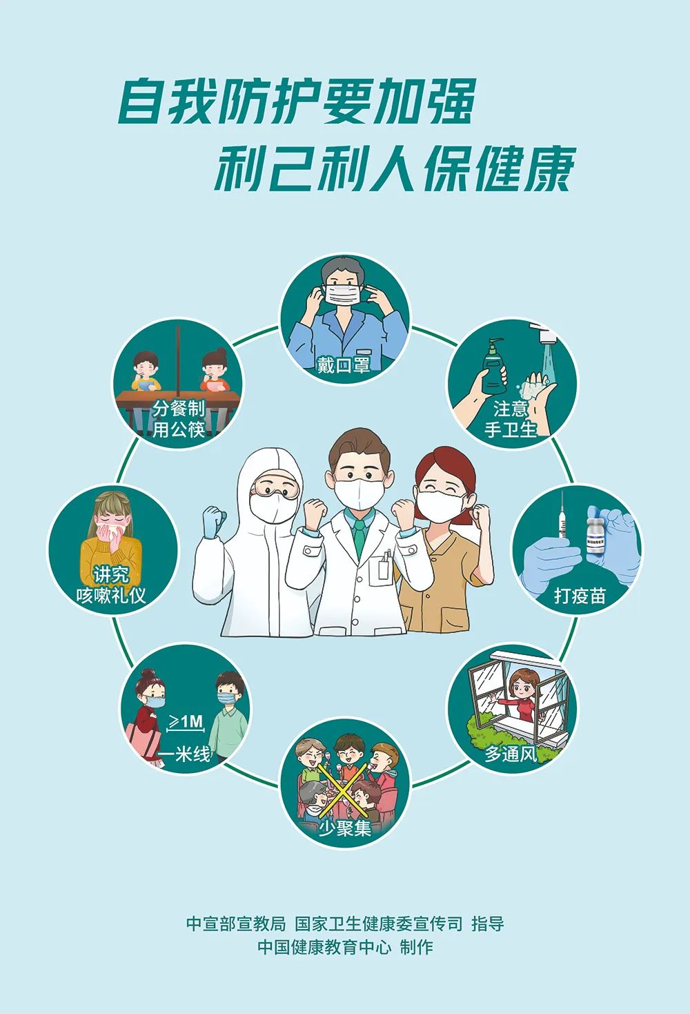 新冠肺炎疫情防控和疫苗接種宣傳海報發(fā)布