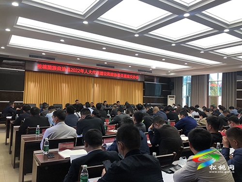 松桃苗族自治縣2022年人大代表建議和政協(xié)委員提案交辦會召開
