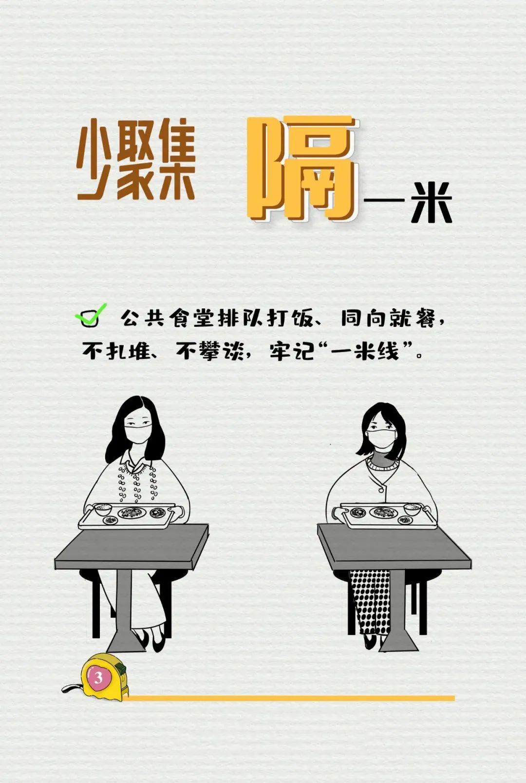 保持一米以上社交距離，你做到了嗎？