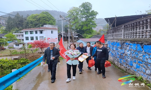 大坪場鎮(zhèn)：立功受獎送喜報，擁軍優(yōu)屬暖人心