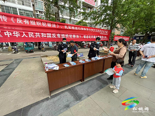松桃公安局開展《反有組織犯罪法》普法宣傳活動(dòng)