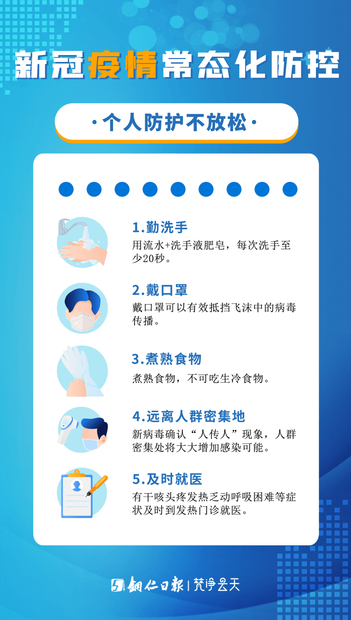 個人防護不放松